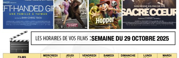 À l'affiche de Ciné-Vilar