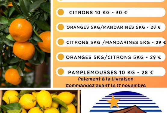 Opération agrumes : vente solidaire