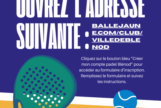Le padel est ouvert !